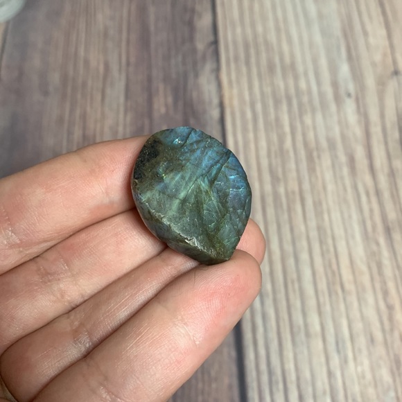 Labradorite pendant high flash-no hole - Picture 4 of 7